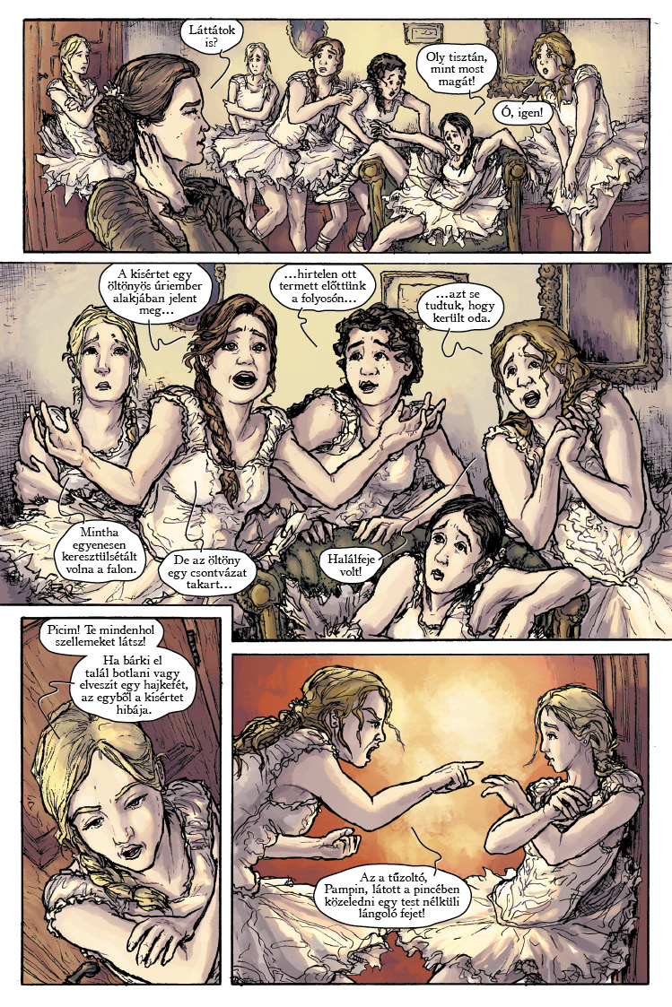 Az Operaház Fantomja képregény (2. oldal)